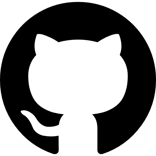 Black GitHub logo